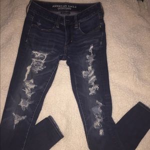 American eagle ripped jeans